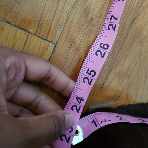 Vintage Cowhide Newsboy Hat, Dark Brown and White Cowhide Fur Baker Boy Hat - Picture 8 of 8